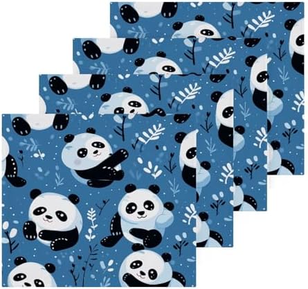 Soft Reusable Panda Face Towels for BATH Beyond