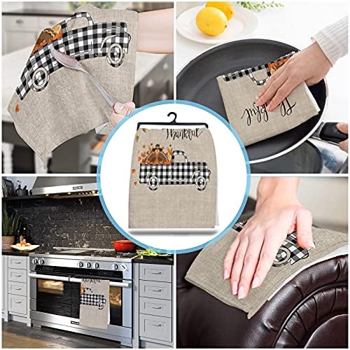 Microfiber Kitchen Towels Set 2-pack Quick Drying Absorbent