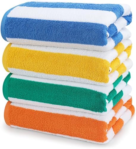 Utopia Cabana Stripe Beach Towels - 4-Piece Set