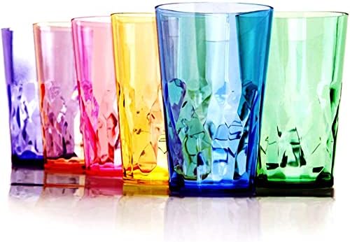 Unbreakable Premium Drinking Glass Set of 6 19 Oz