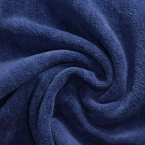 Creative Scents Monogrammed Towels - 4-Piece Navy Blue