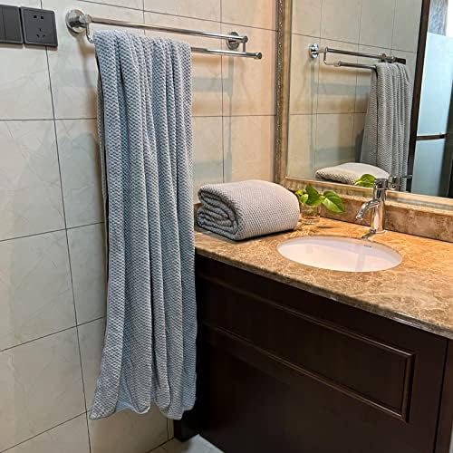 Big Bath Towels Extra-Large Over 100x200cm Soft Lightweight Waffle Plush Design