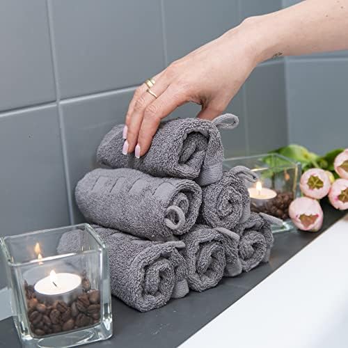 Bath Mitts Set - 6 x 9 inches Soft Absorbent Delightful Daily Use