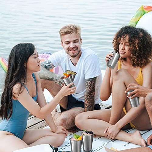 Stackable BPA-Free Stainless Steel Cups