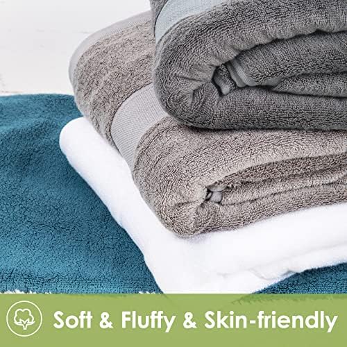 Extra Large Bath Towels for Sensitive Skin 35x70