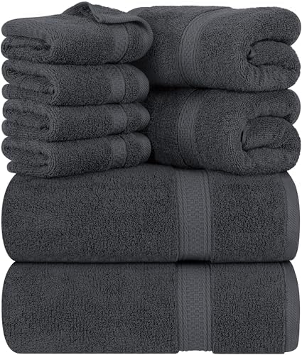 Set of 8 bath hand and wash cloths