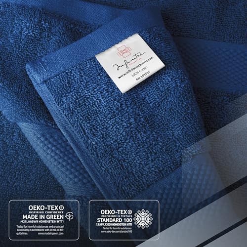 10-Piece Premium Cotton Towels for Bathroom Luxurious Soft Absorbent Set