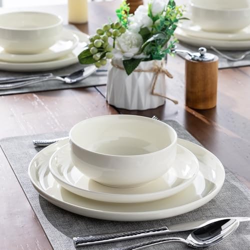Premium Ceramic Dinnerware Set - 4-Piece Perfect for Daily Use Special Occasions