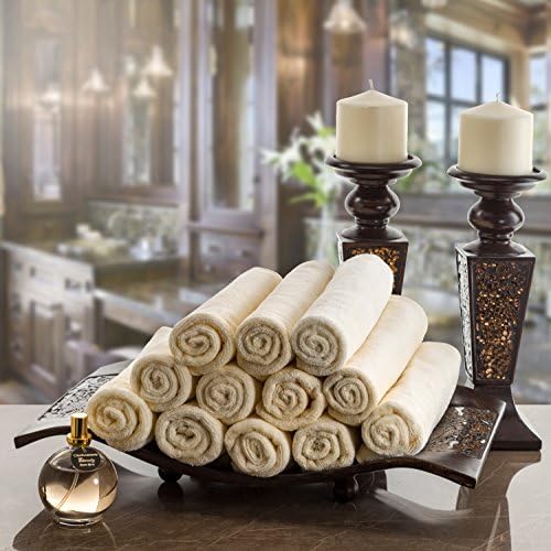 Fingertip Soft Towels for Bathroom 11x18 inches Set of 4 Machine Washable
