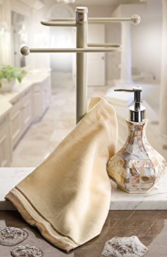 Monogrammed Fingertip Towels Standard Size Ivory Set of 4
