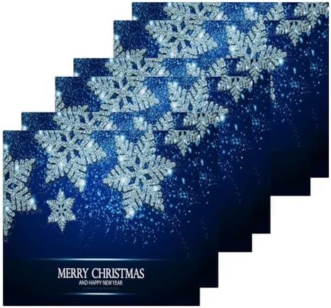 Sturdy Blue Christmas Washcloth Set for Babies