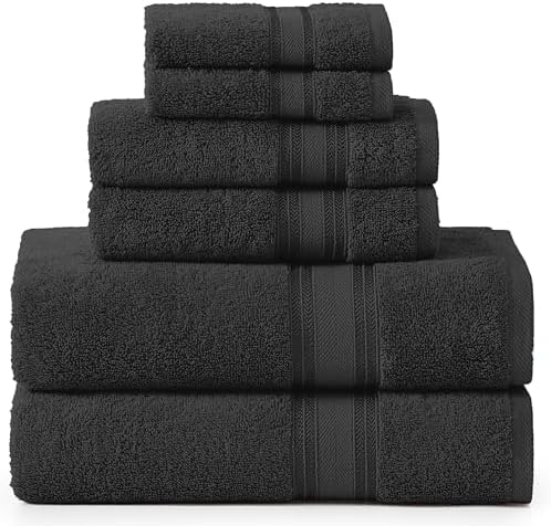 Luxury Bath Towels Set - 6 Piece by LANE LINEN