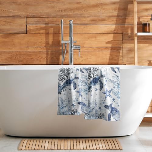 Nautical Hand Towels for Bathroom Set