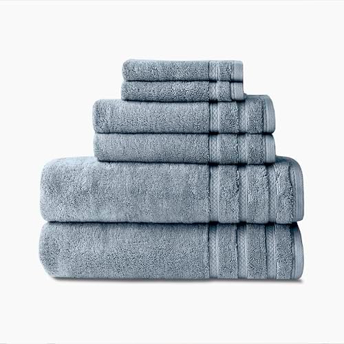 1888 Mills 6-Piece Cotton Towel Set Luxury Bath Towels