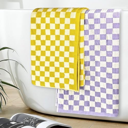 Jacquotha Checkered Bath Towel Set