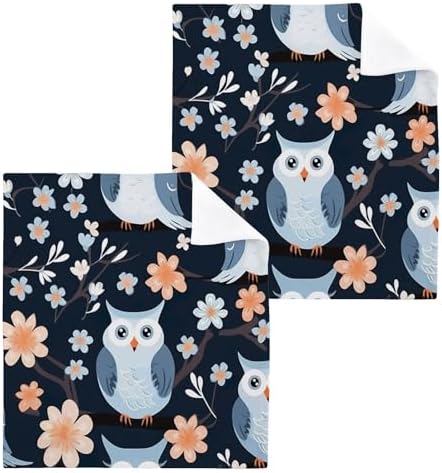 Yetasbin Owl Washcloths