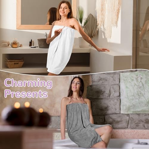Adjustable Bath Towels for Women Set