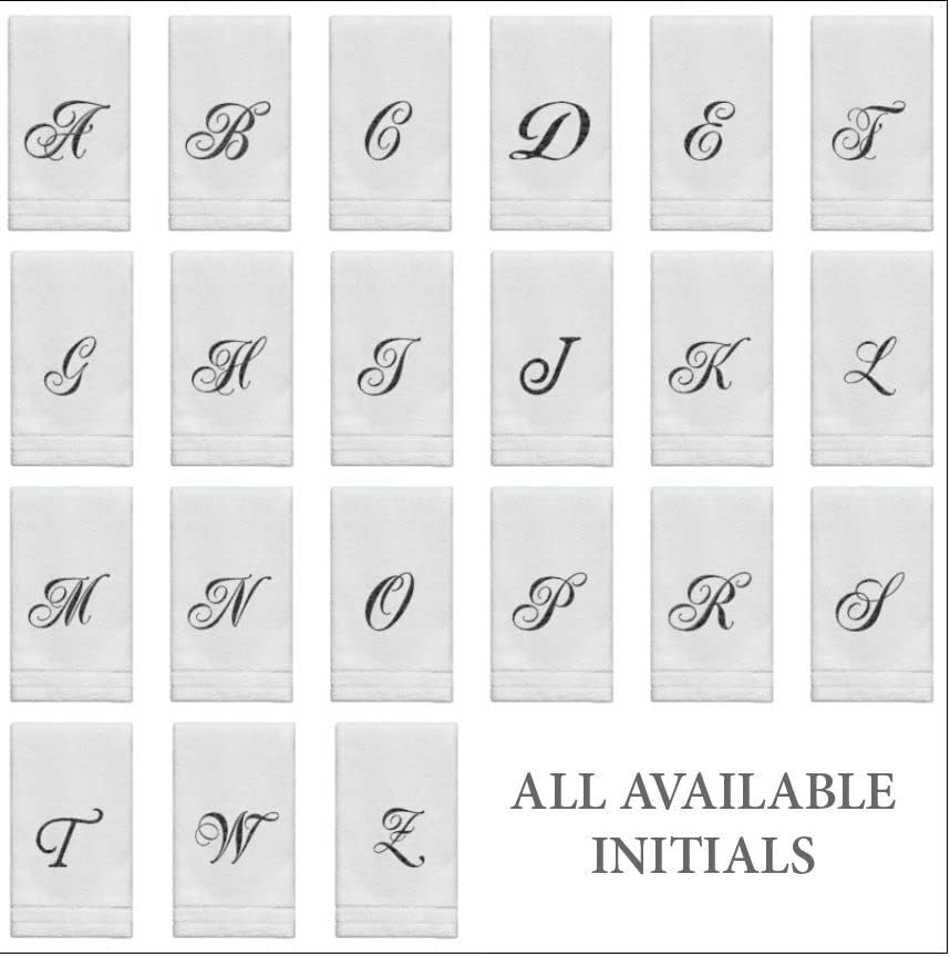 Personalized Towels with Initials in 11x18 Size