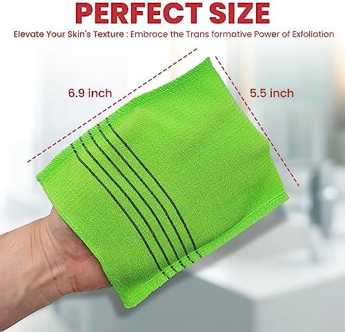 Korean Anti-Shrink Exfoliating Washcloth Mitt