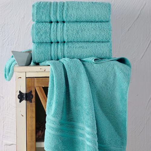 Luxury 4-Piece Soft Cotton Bath Towels