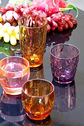 Stylish 11oz Acrylic Drinking Glass Set for Kids