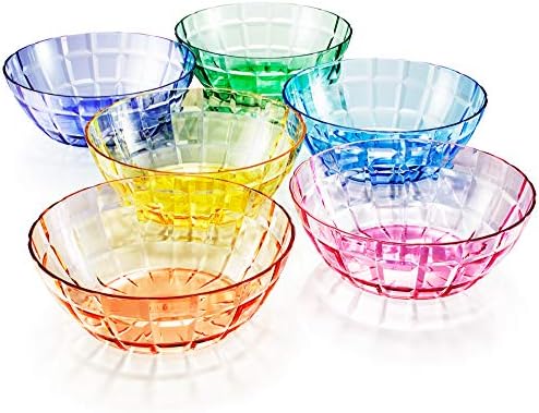 Sturdy Acrylic Bowl Set Perfect for Everyday Use or Special Occasions