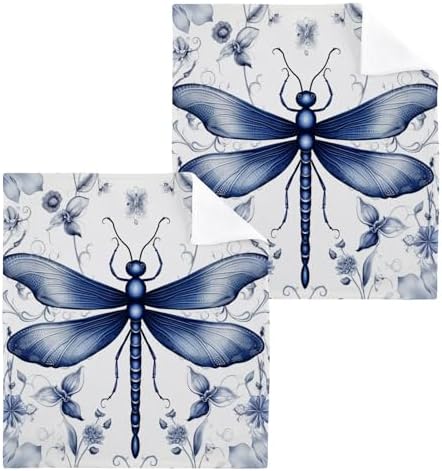 Dragonfly Washcloth Set - Perfect Size Soft Absorbent