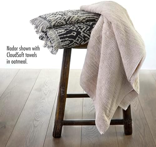 NADOR 2-Pack Hand Towels Soft Eco-Friendly Durable