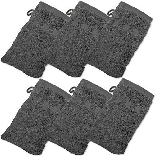 Bath Mitts Set - 6 x 9 inches Soft Absorbent Delightful Daily Use
