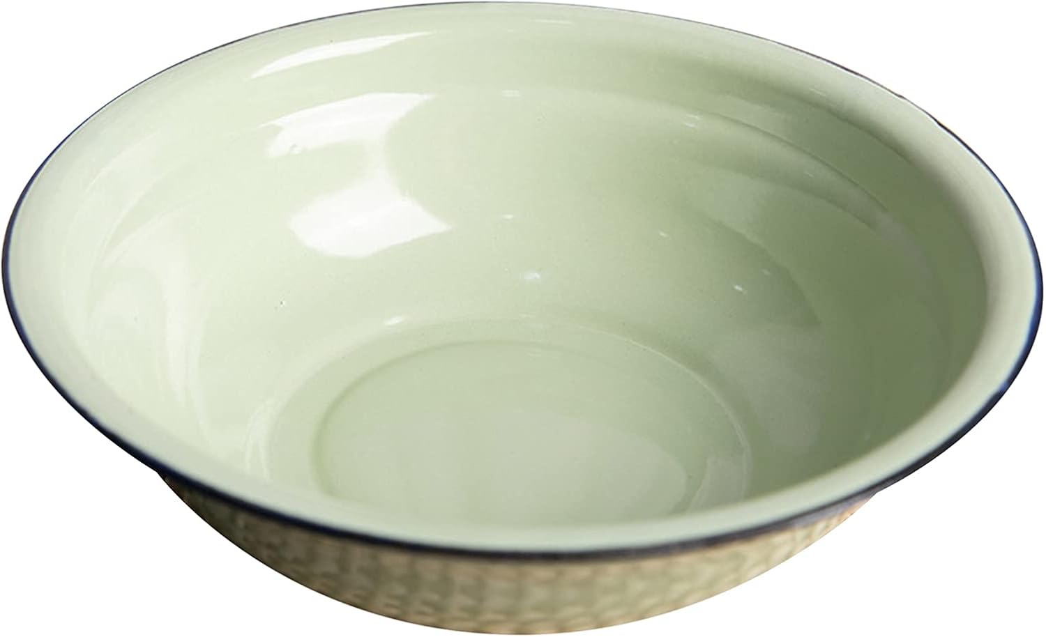 Bluelanss Unbreakable Enamel Cereal Bowl Lightweight and Durable for Home Kitchen