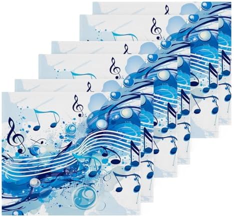 Musical Note Washcloth Set - SoftReusablePerfect for Washes and More