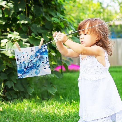 Musical Note Washcloth Set - SoftReusablePerfect for Washes and More