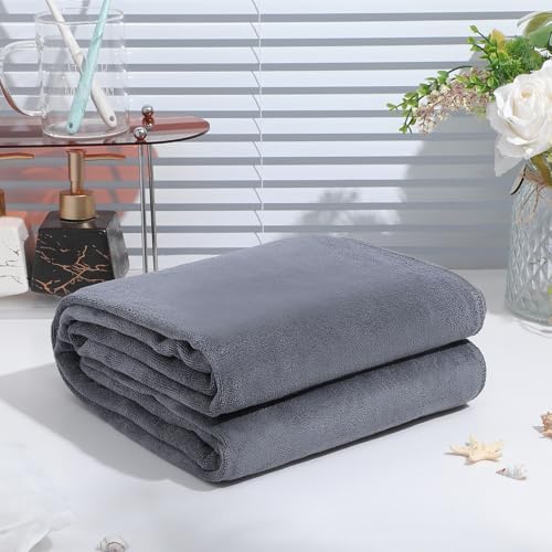 Mixweer 40 x 80 Inch Oversized Fleece Bath Towel