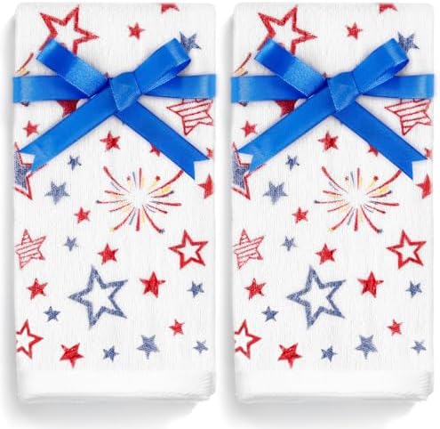 2-Pack Patriotic 4th of July Towels