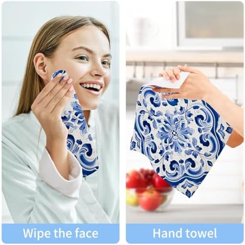 Mandala Washcloth Set - Soft Absorbent Washable for Baby More