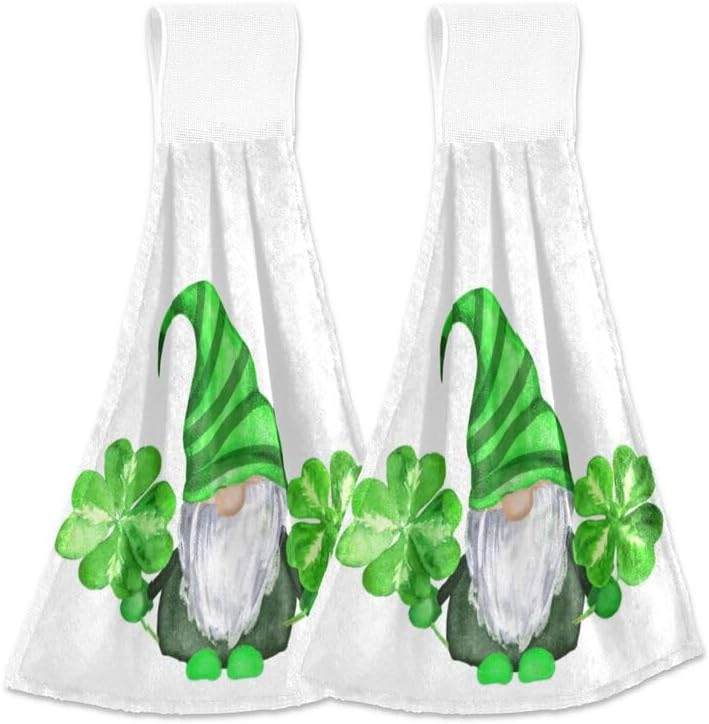 St Patricks Day Gnomes Kitchen Towels 2-Pack