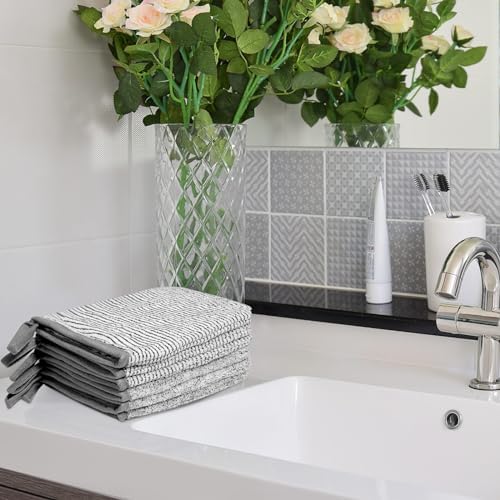 6 Bath Mitts Soft Eco-Friendly