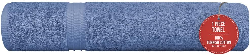 XL Stopwatch Bathroom Towel - 72 x 36 Sky Blue
