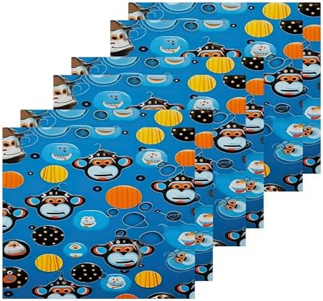 Cartoon Monkey Washcloth Set - Perfect for Daily Use