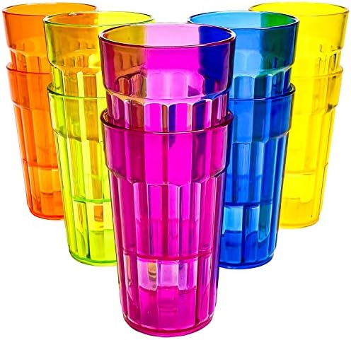 BPA-Free 10-Pack Small Drinking Glasses Perfect for Daily Use