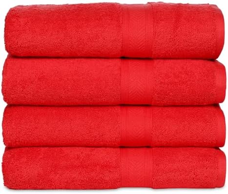 Luxury 4-Pack Bath Towels by Casa Lino