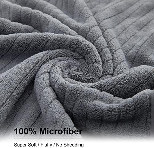 Mistyrose Oversized Microfiber Bath Towels