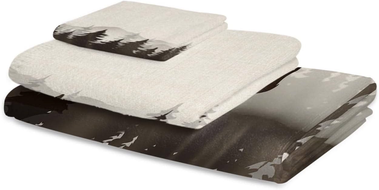 Stylish Bath Towels Set 3-Piece for the Perfect Look