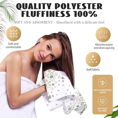 Wildflower Hand Towels Set of 2