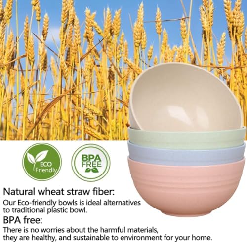 Ultimate Eco-Friendly Cereal Bowls 24 oz