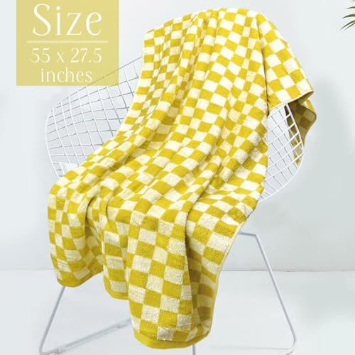 Jacquotha Checkered Bath Towel Set