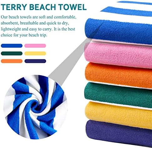 4-Pack Extra-Large Beach Towels for Adults