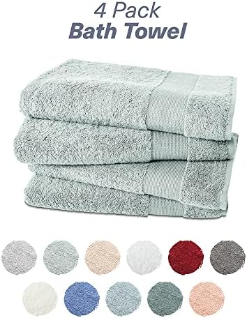 Luxury Soft High Absorbent bath towel set of 4
