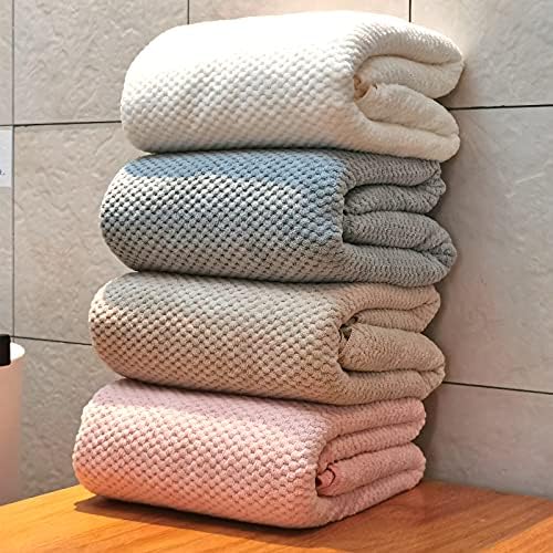 Big Bath Towels Extra-Large Over 100x200cm Soft Lightweight Waffle Plush Design