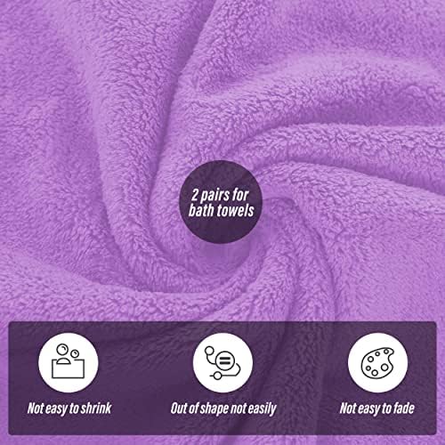 MOONQUEEN 2-Pack Premium Bath Towels